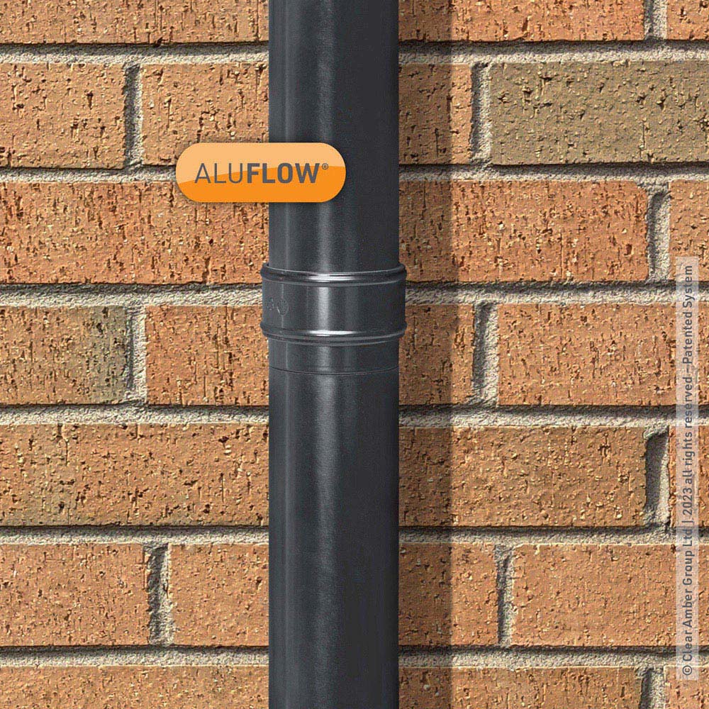 Aluflow Grey Downpipe Connector Image 2