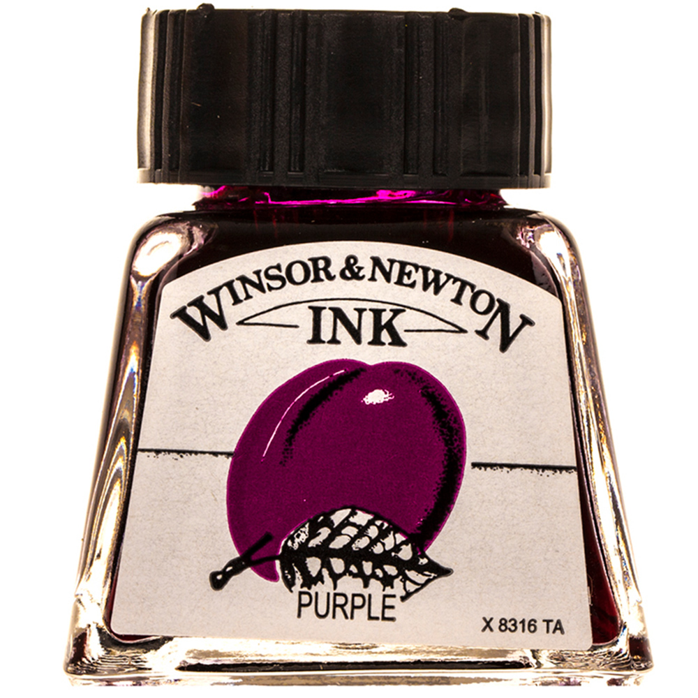Winsor and Newton 14ml Drawing Ink - Purple Image 1