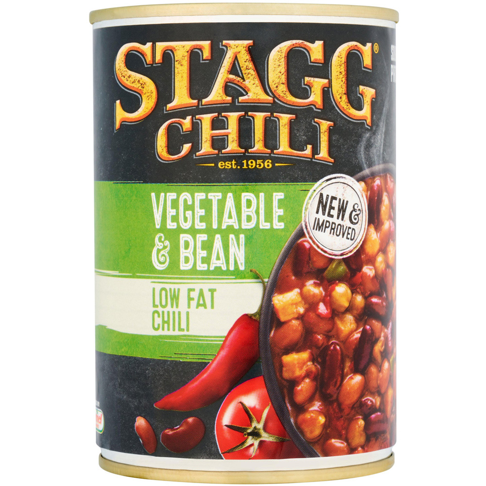 Stagg Chili Low Fat Vegetable an Bean Chili  400g Image