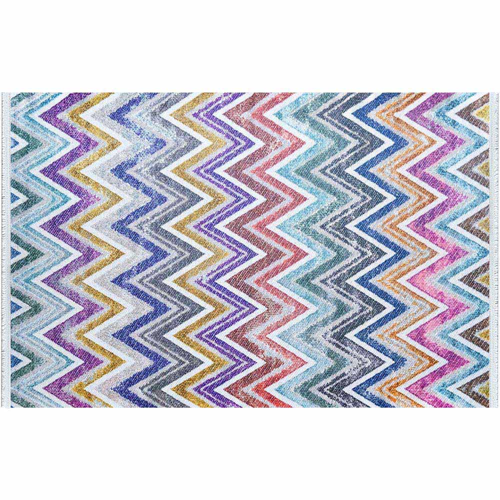 Evu Celeste Multicolour Rug 80 x 150cm Image 1