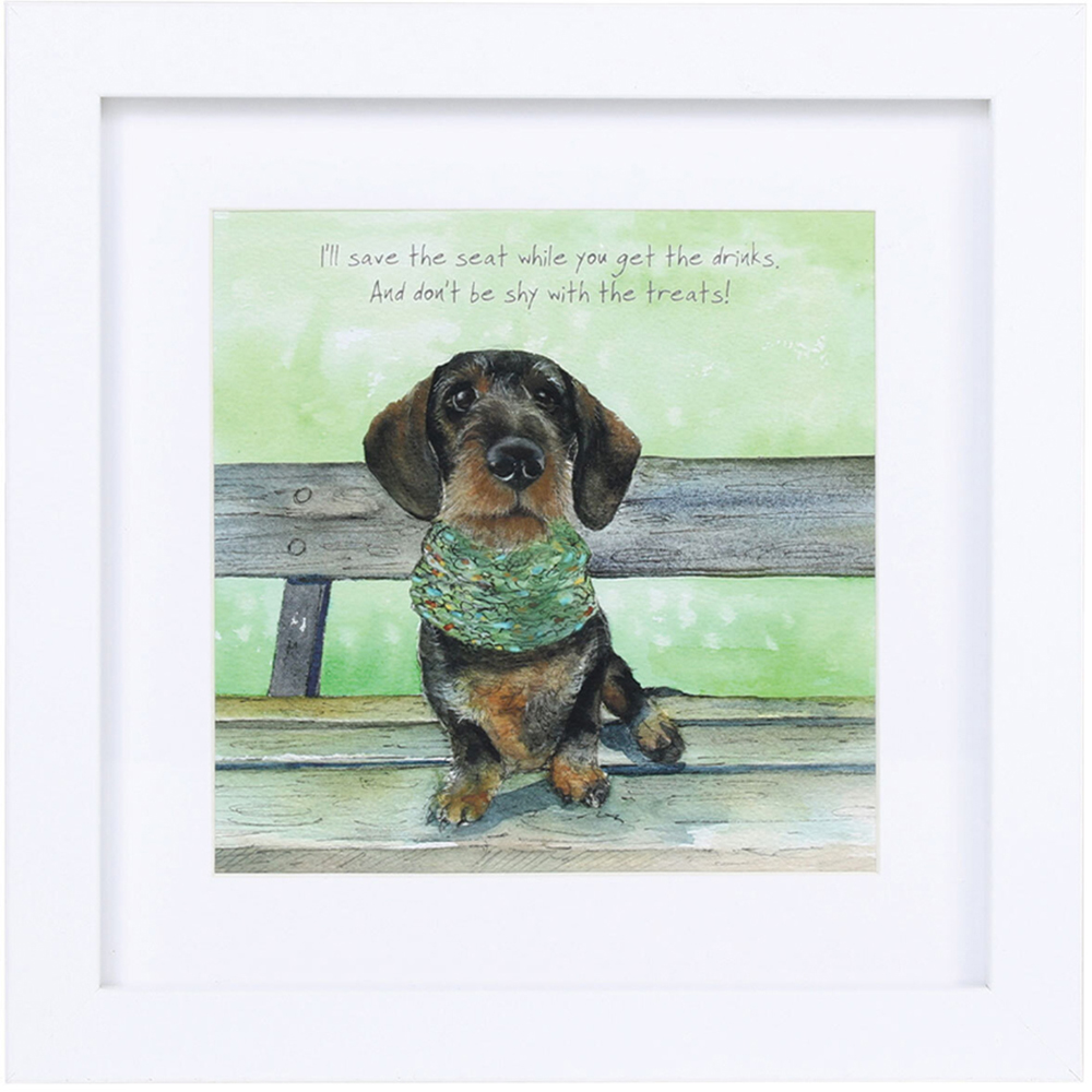 Single Loveable Little Dogs Wall Art 23 x 23cm in Assorted styles Image 3