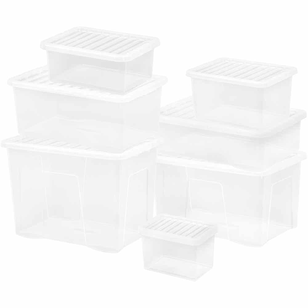 Wham Multisize Crystal Box and Lid Set of 7 Image 1