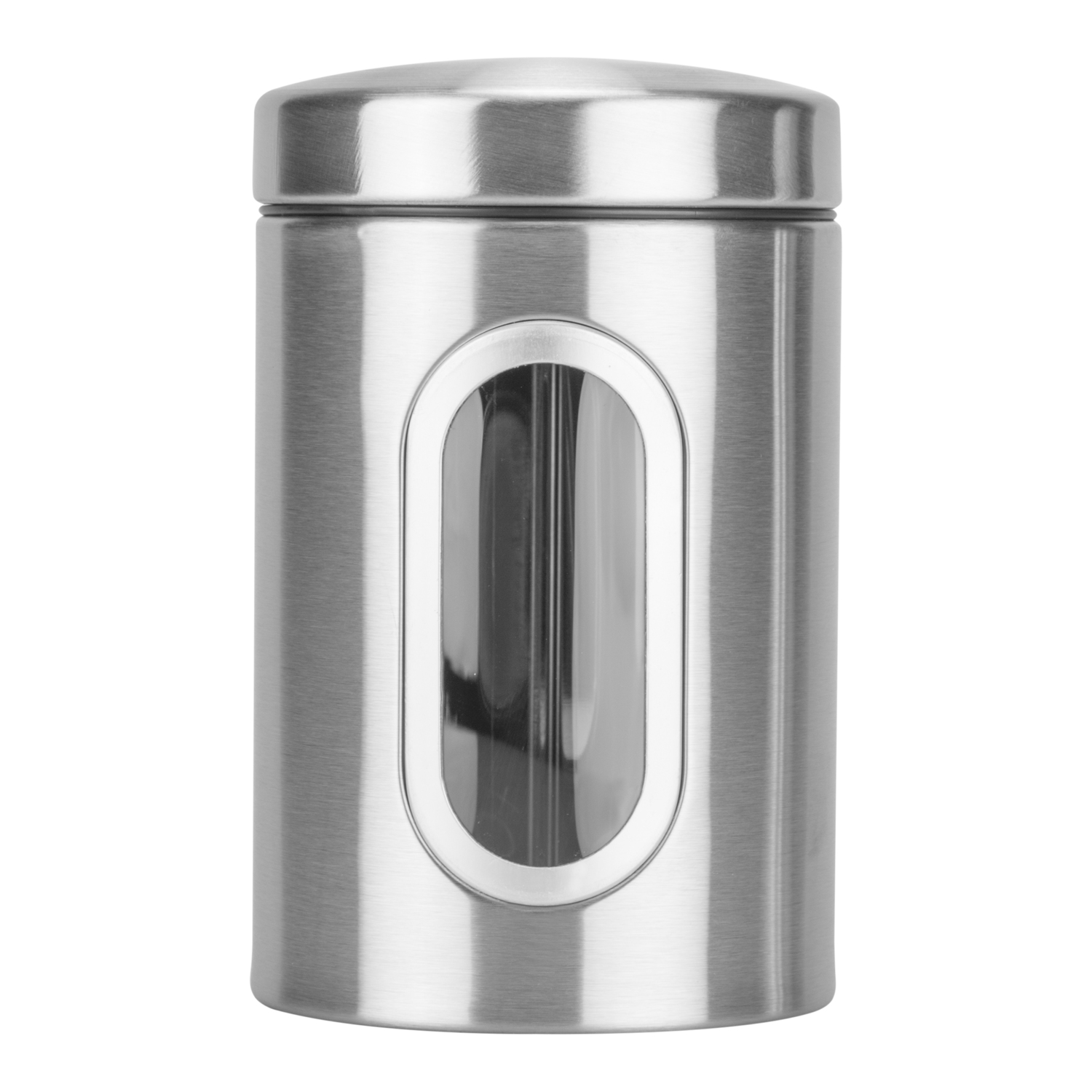 Stainless Steel Canister with Window - 11cm Image