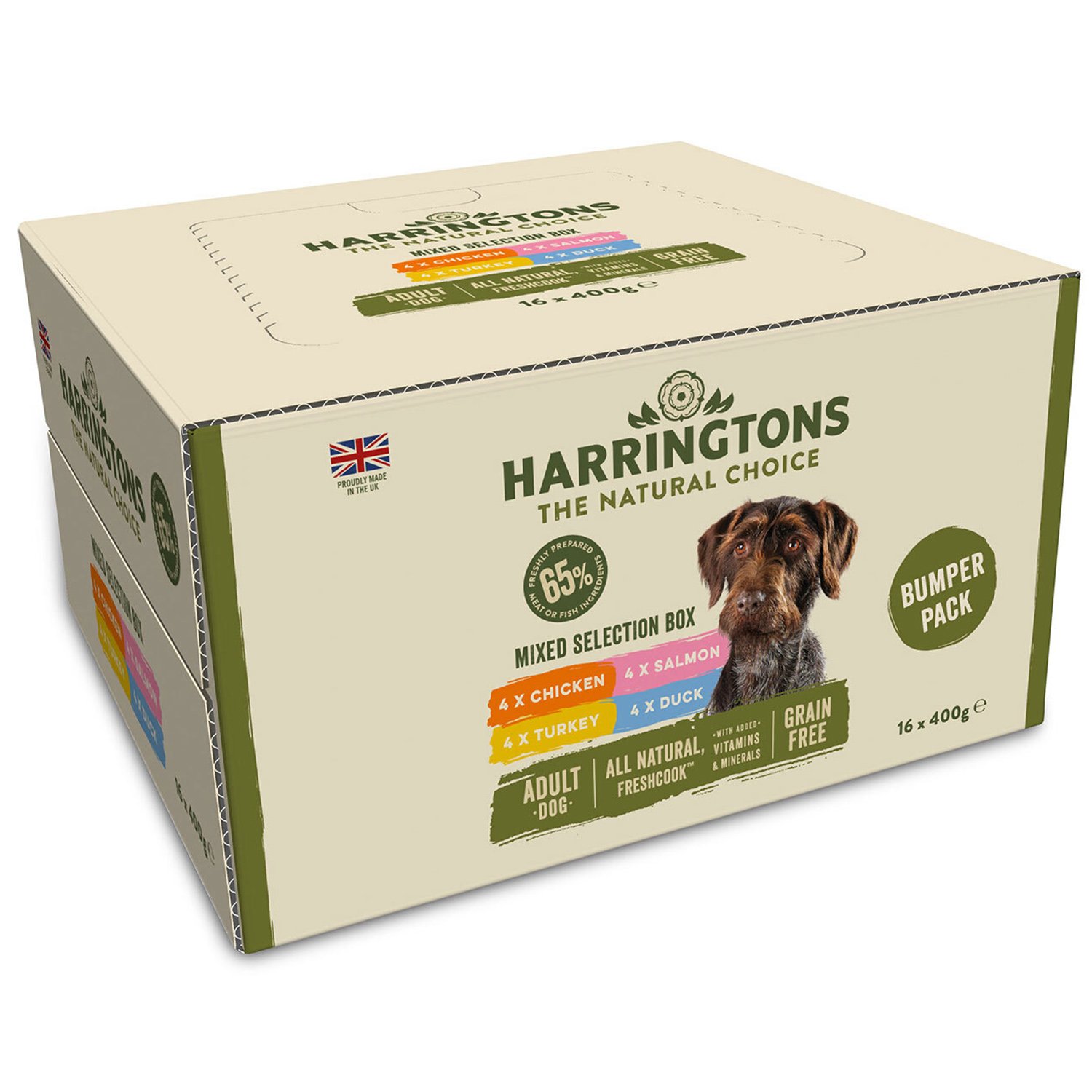 Harringtons Mixed Selection Box Wet Dog Food Image 1