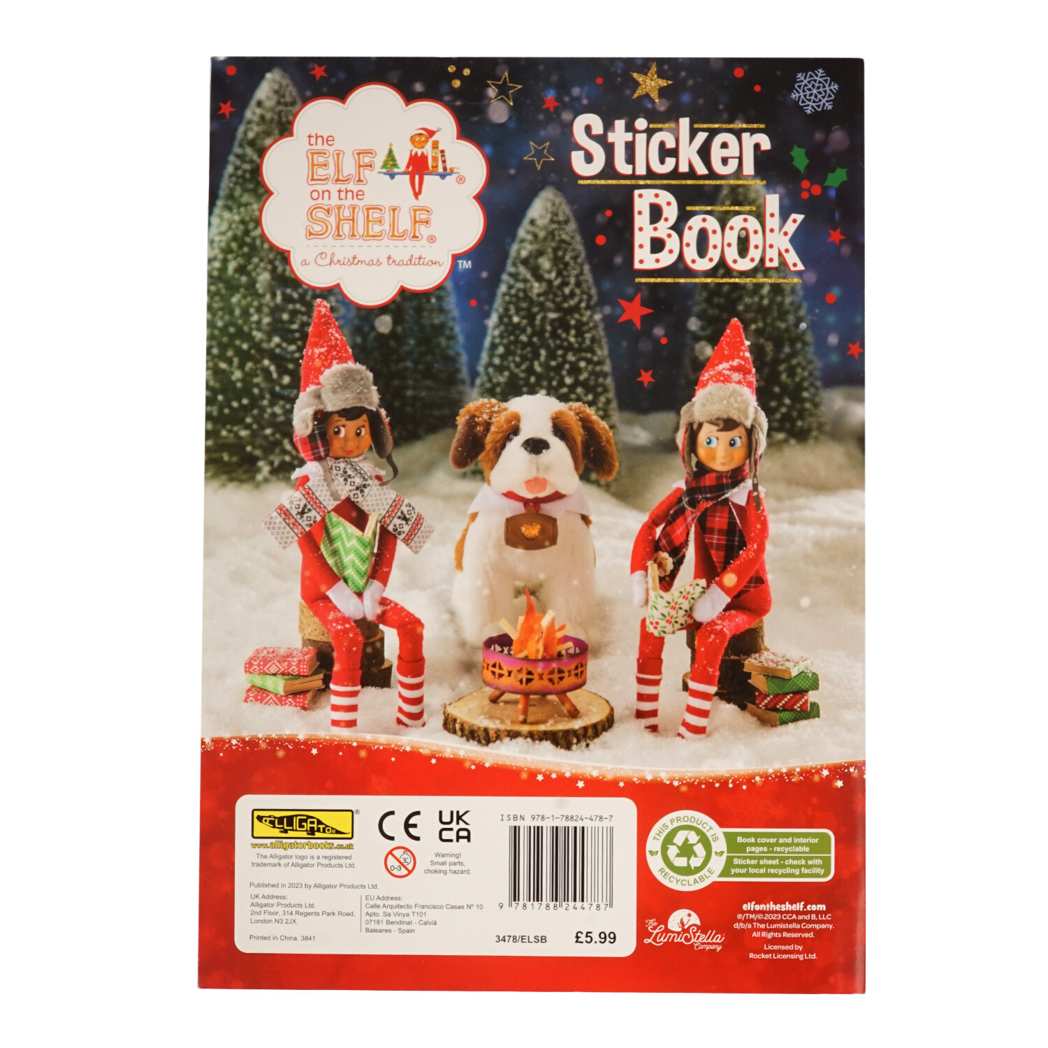 The Elf On The Shelf Reusable Sticker Book Image 2