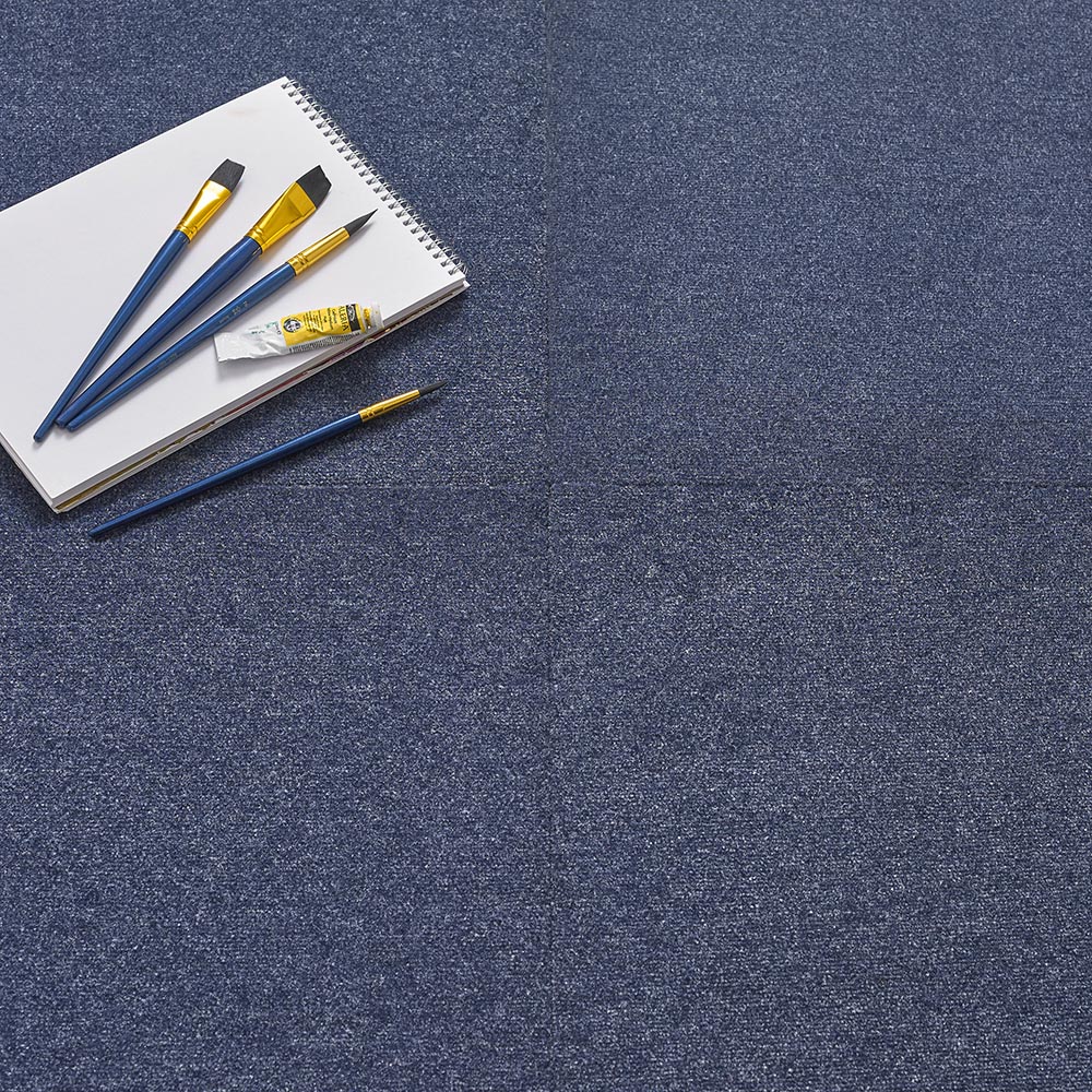 Krauss Blue Premium Carpet Floor Tile 20 Pack Image 1