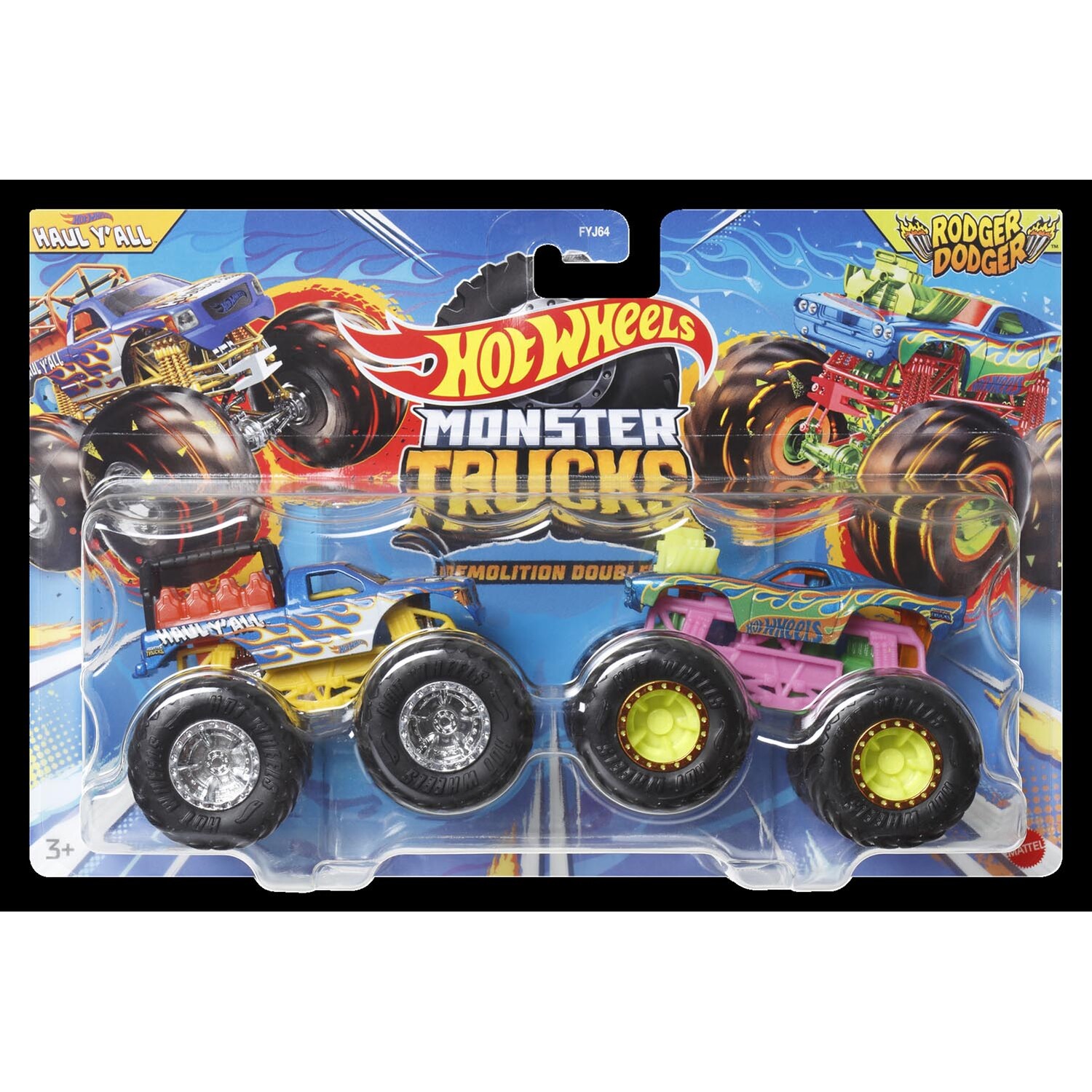 Pack of 2 Hot Wheels Demolition Doubles Monster Trucks Image 4