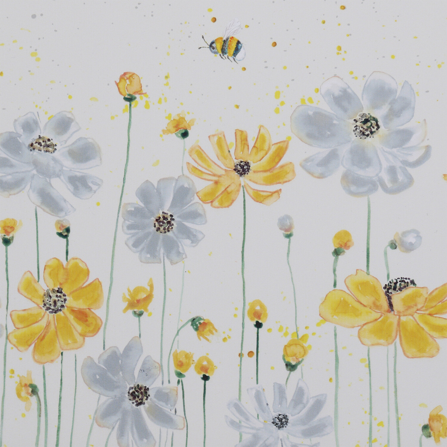 Summer Bees Lap Tray - Grey Image 4