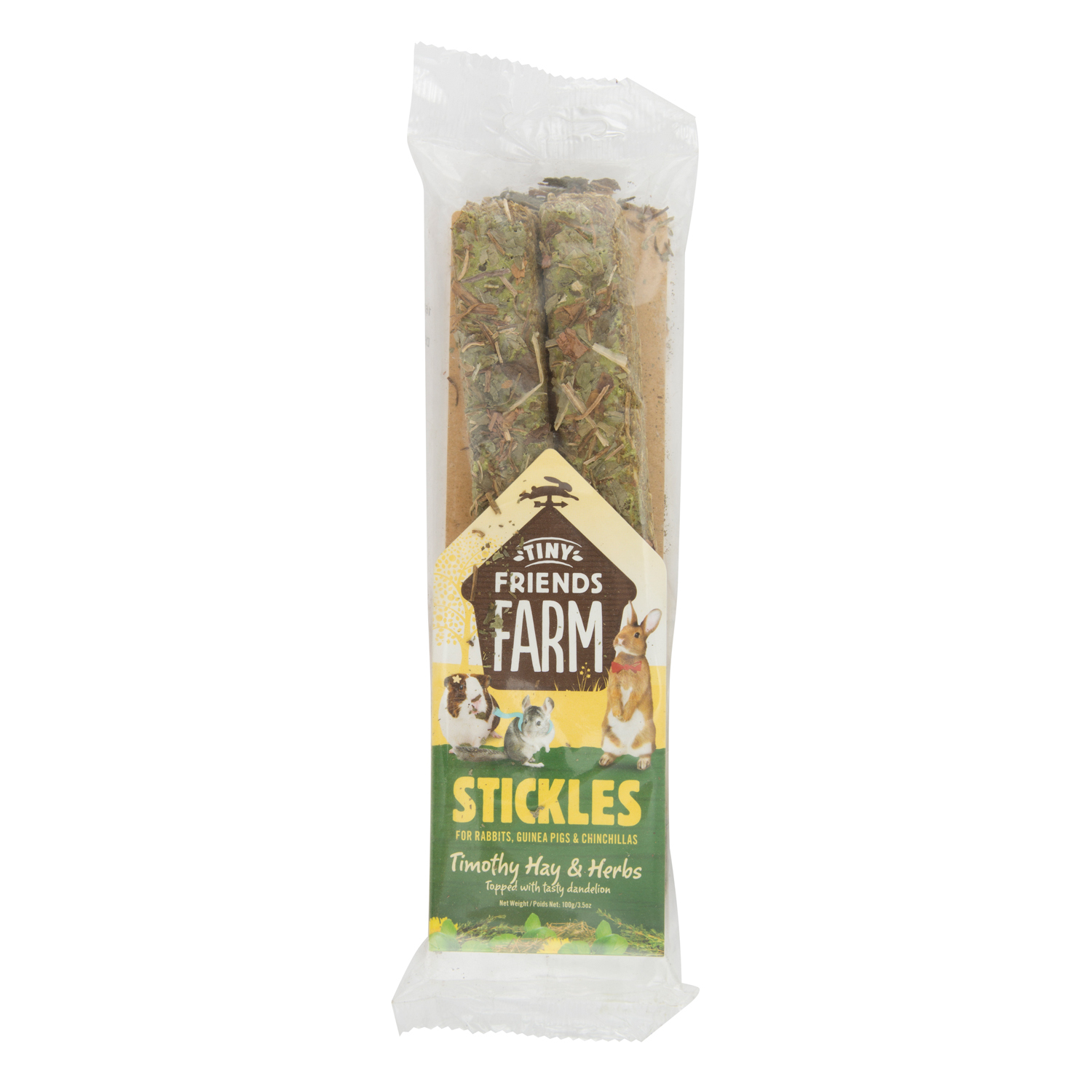 Pack of 2 Supreme Stickle Treats - Timothy Hay / Herbs Image