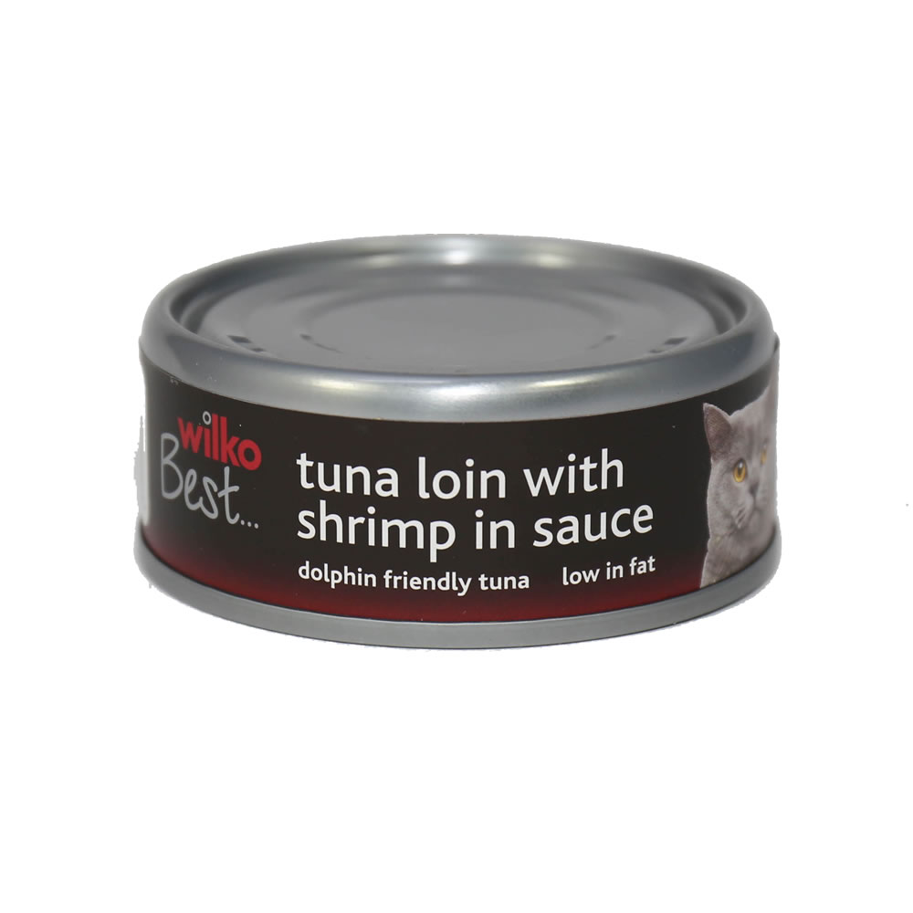 Wilko Best Tuna with Shrimp in Sauce Cat Food Pouch 80g Image