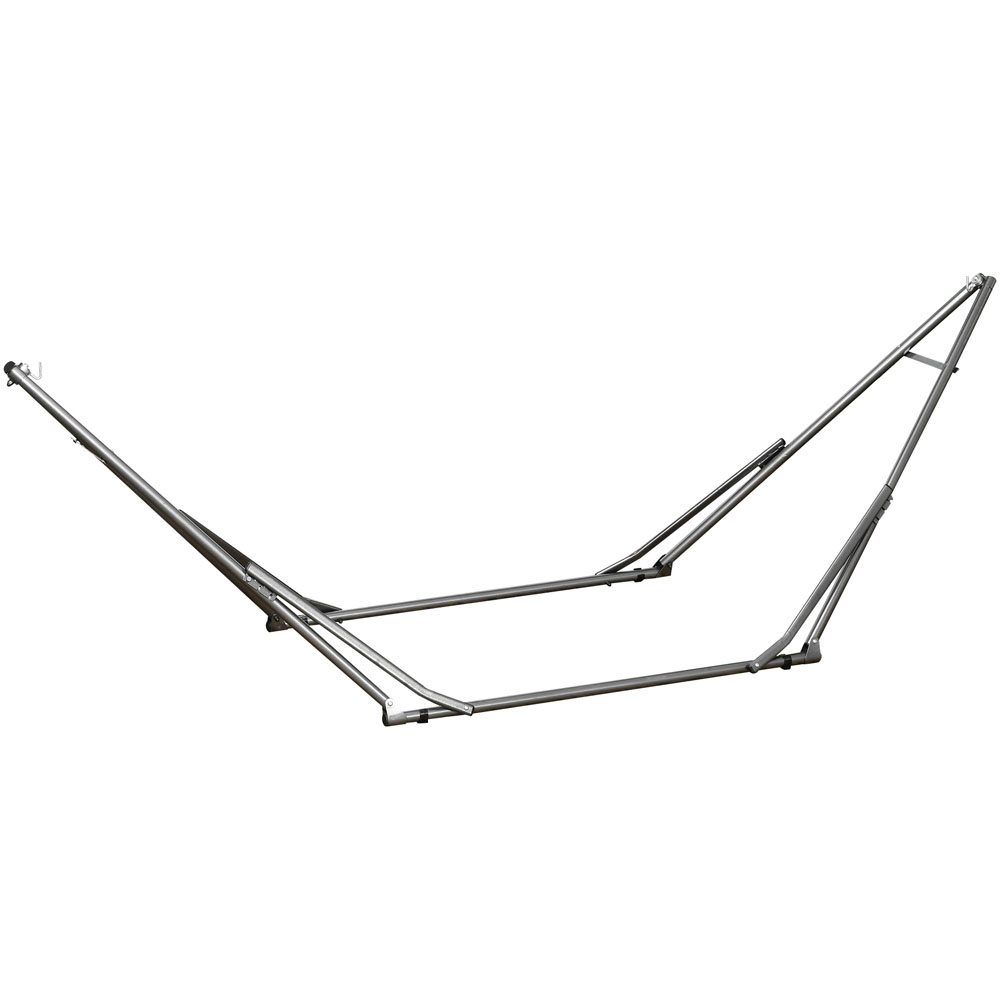 Outsunny Black Foldable Hammock Stand Image 2