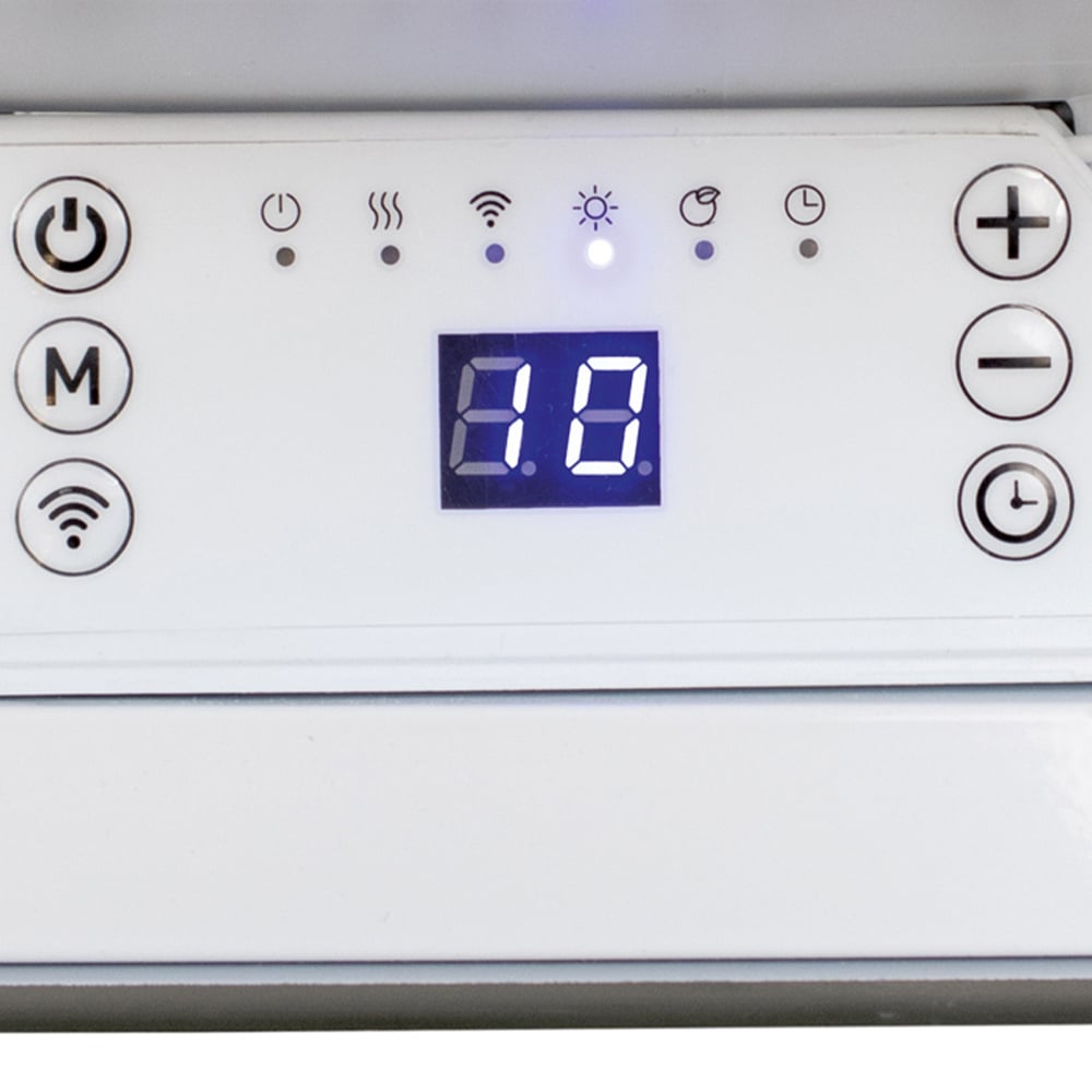 Igenix White Wi-Fi Enabled Glass Panel Heater 2000W Image 4