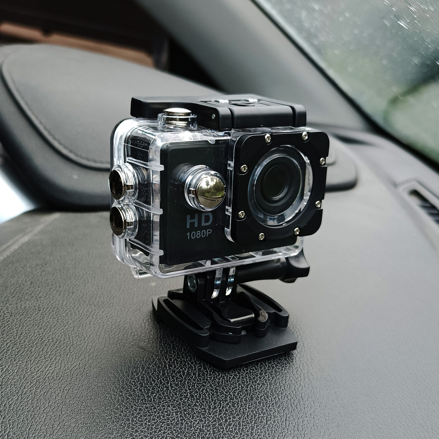 Action Camera with SD Card - Black Image 4