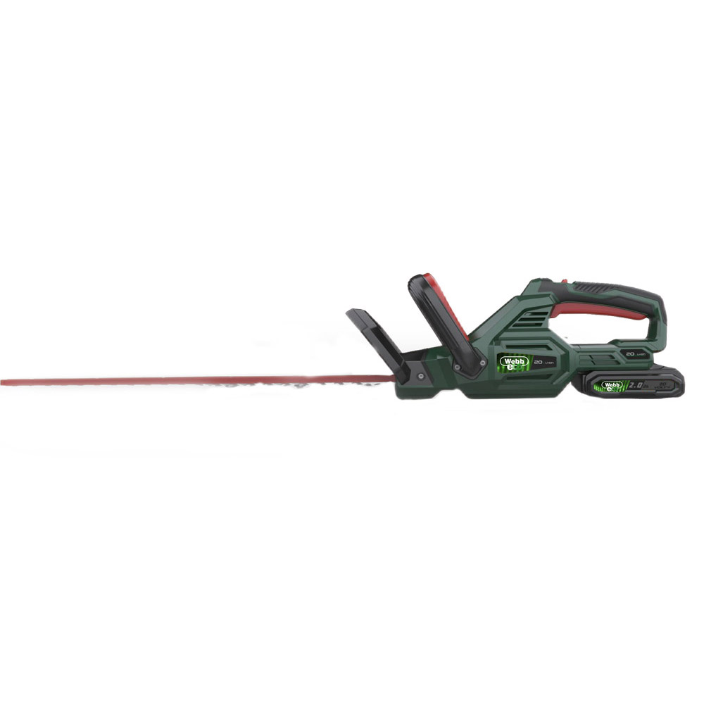 Webb 20V 50cm Cordless Hedge Trimmer with Dual Action Blade Image 1