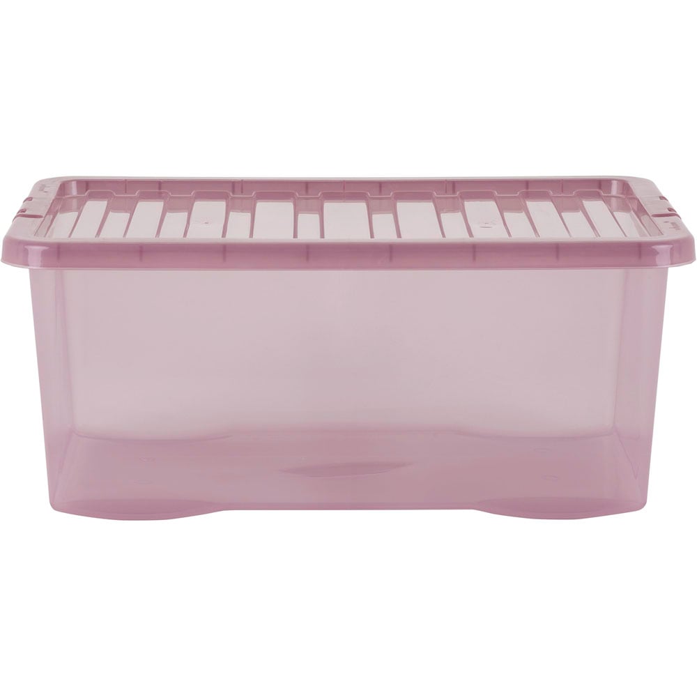 Wham Tint Pink 45L Crystal Box and Lid Set of 5 Image 4
