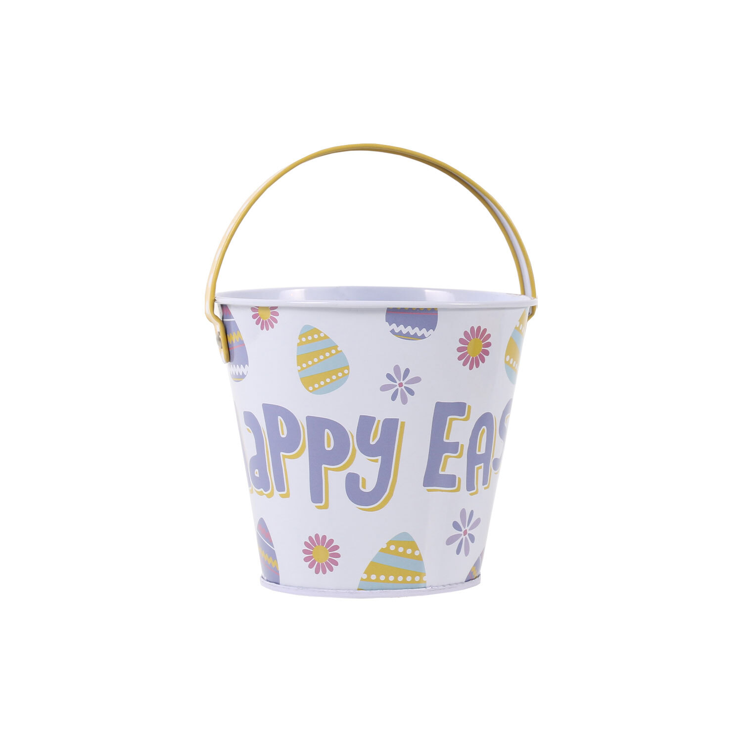 Single Happy Easter Tin Buckets in Assorted styles Image 3