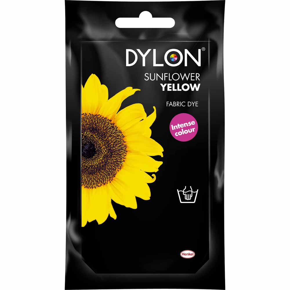 Dylon Sunflower Yellow Hand Dye 50g Image 1