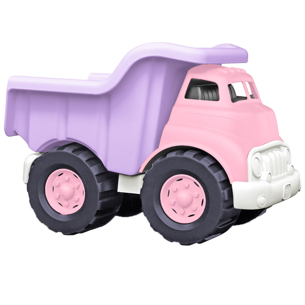 BigJigs Toys Green Toys Pink Dumper Truck Toy Image 2