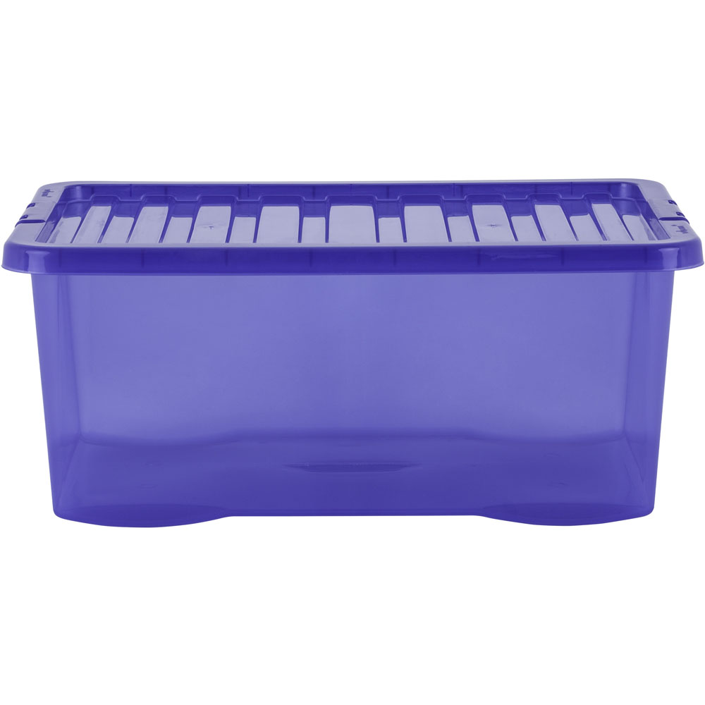 Wham Tint Blue 45L Crystal Box and Lid Set of 5 Image 4
