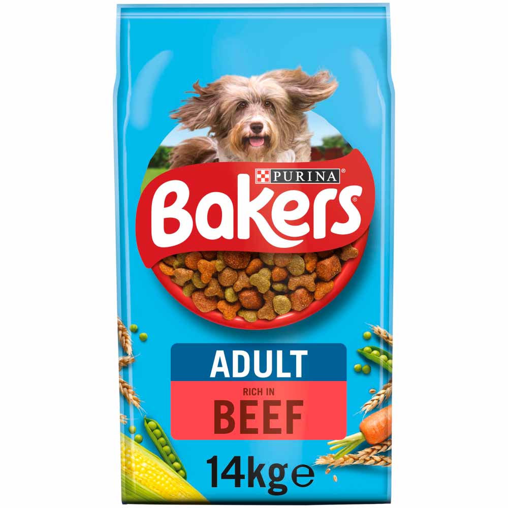 Bakers Complete with Tasty Beef and Country Vegeta bles 14kg Image 1