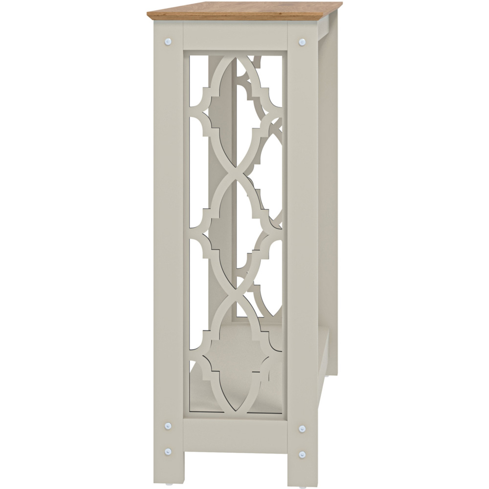 GFW Exmouth Light Grey Console Table Image 4