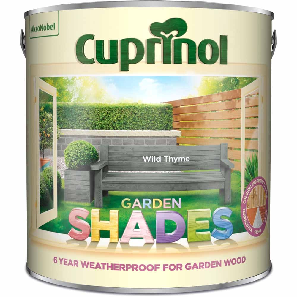 Cuprinol Garden Shades Wild Thyme Exterior Paint 2.5L Image 3