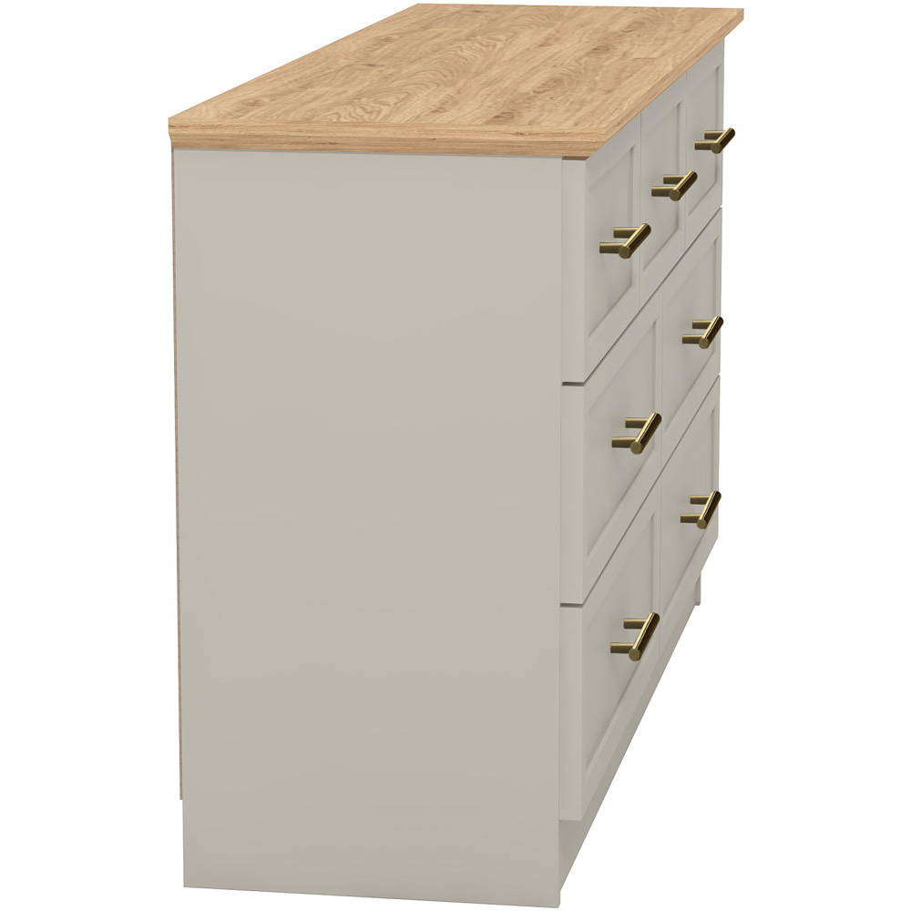GFW Lyngford 7 Drawer Grey Drawer Chest of Drawers Image 4