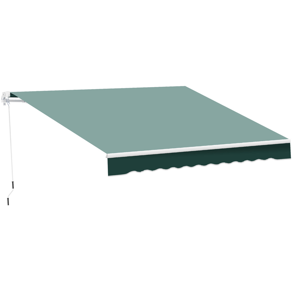 Outsunny Green Retractable Awning 2.5 x 2m Image 2