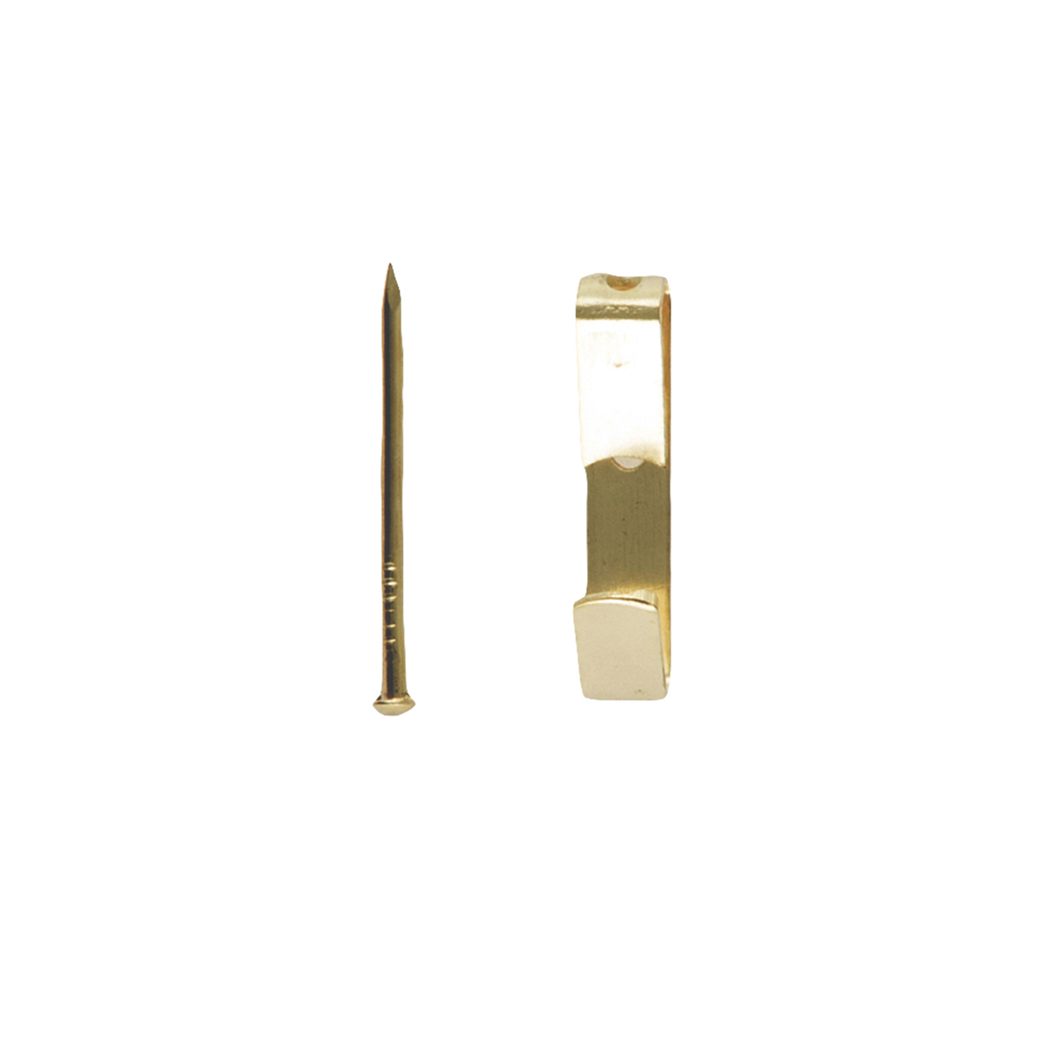 Hiatt Brass Picture Hook and Pin 10 Pack Image 2
