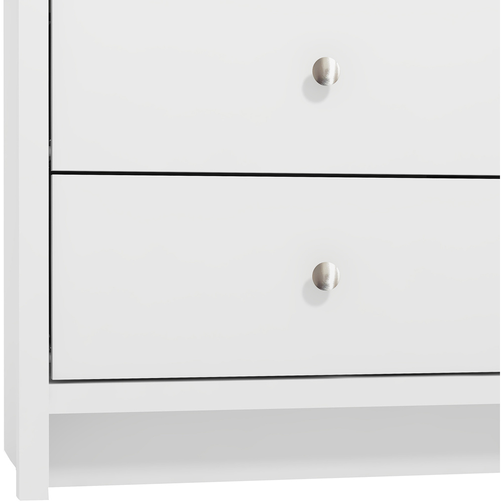 GFW Arianna 7 Drawer White Chest of Drawers Image 5