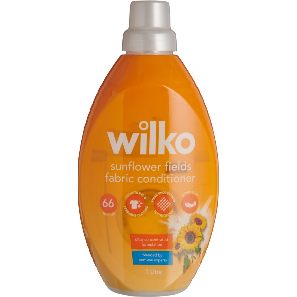 Wilko Sunflower Fields Concentrated Fabric Conditioner 66 Washes 1L Image 1