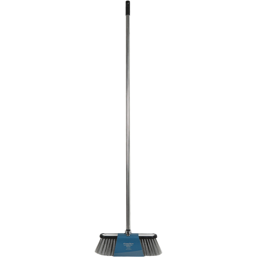 Stainless Steel Brush Broom with Long Handle Image