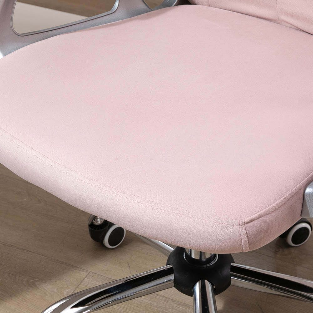 Portland Pink Swivel Ergonomic Office Chair Image 6