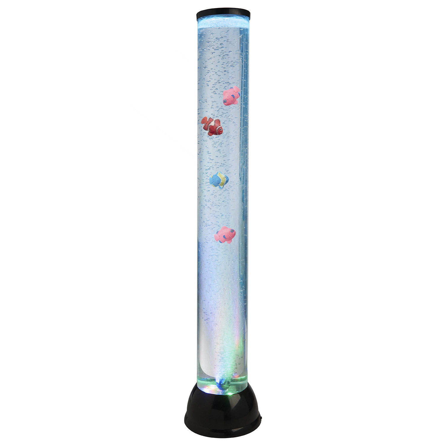 Tall Colour Changing Bubble Fish Decorative Floor Lamp Image 2