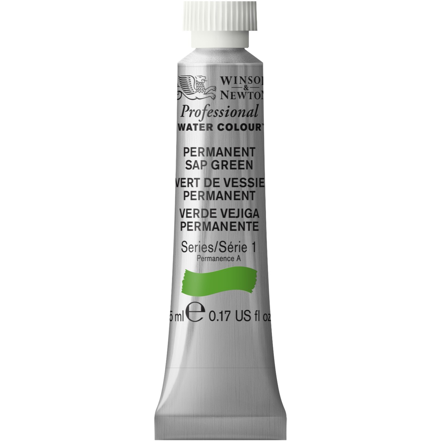 Winsor and Newton 5ml Professional Watercolour Paint - Permanent Sap Green Image 1