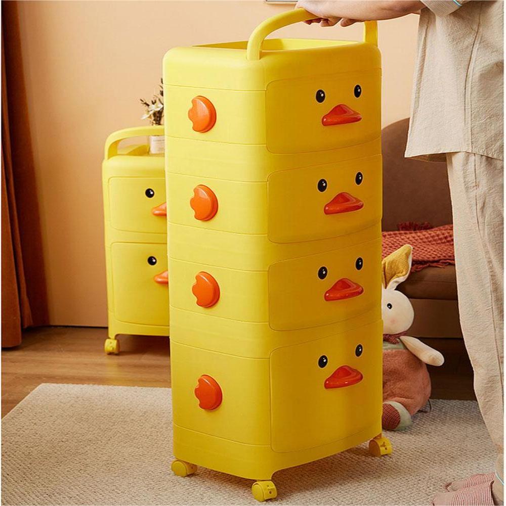 Living and Home 4 Tier Yellow Duck Cart Image 3
