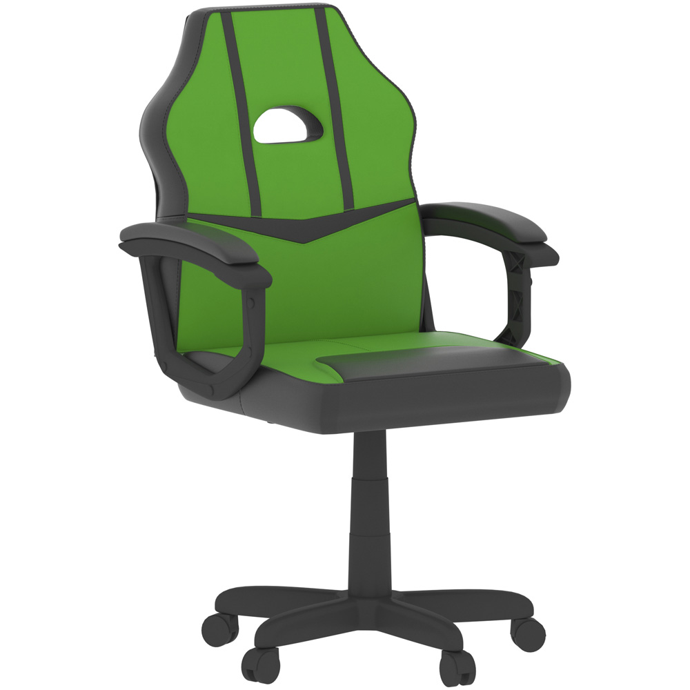 Vida Designs Comet Green and Black Swivel Office Chair Image 2