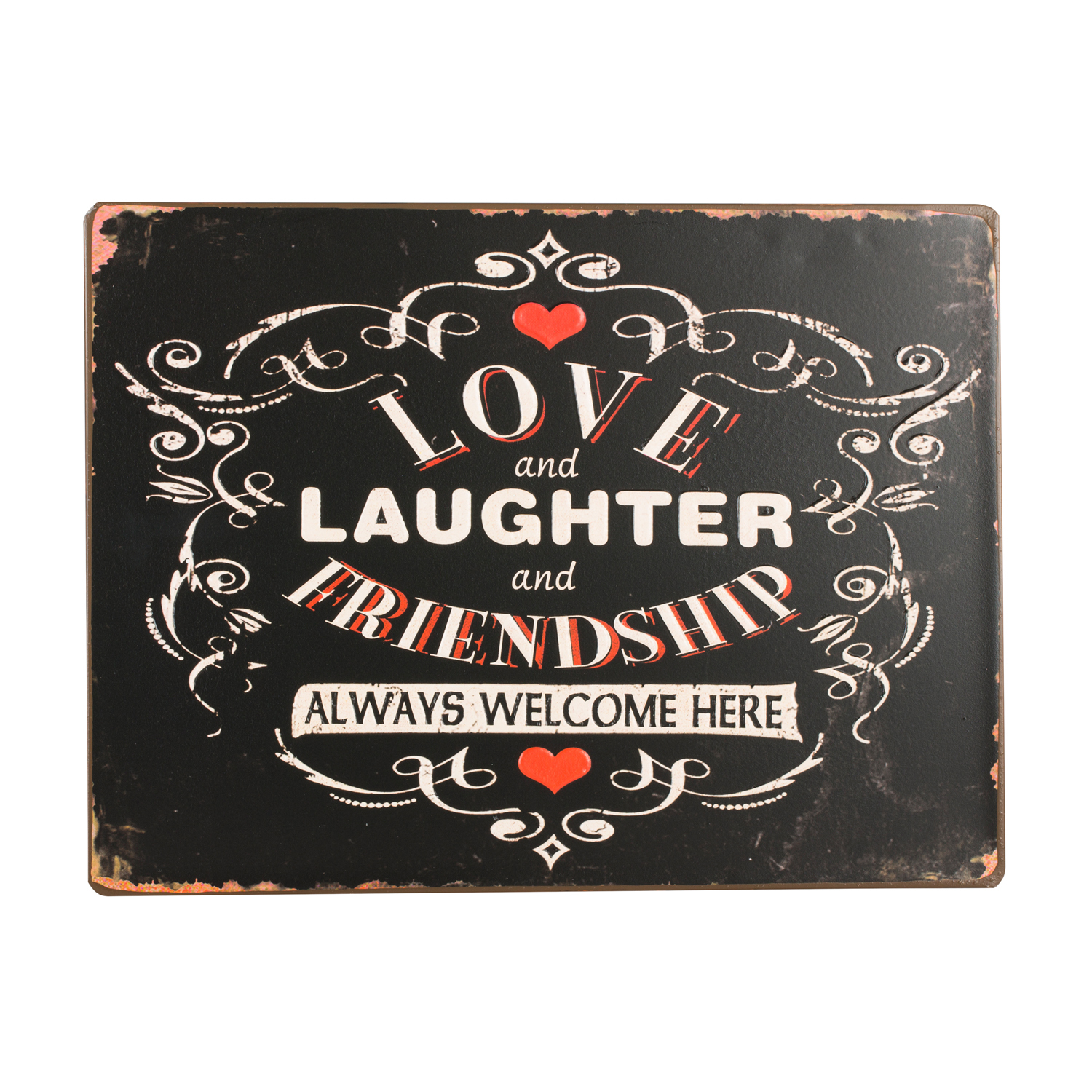 Rules/Laughter Metal Plaques Image 4