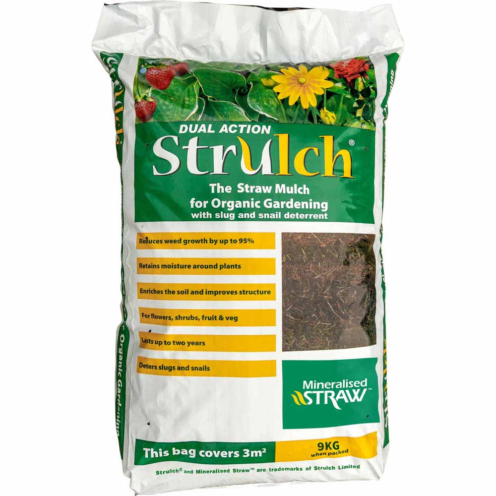 Strulch Straw Garden Mulch 9kg Image 1