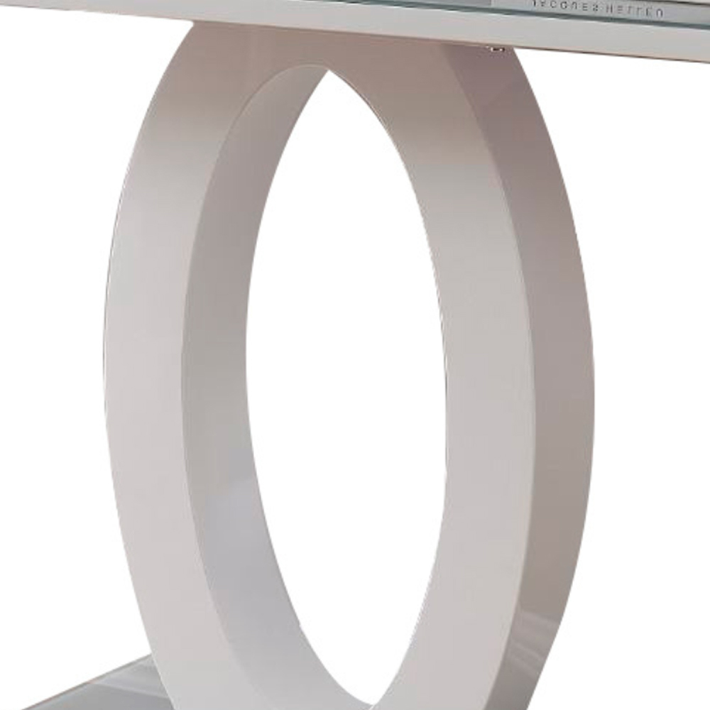 Furniture Box Lucia Grey and White Halo Console Table Image 3