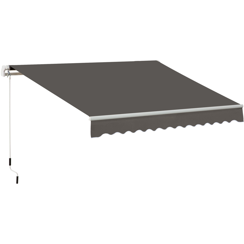 Outsunny Grey Retractable Awning 3 x 2m Image 2