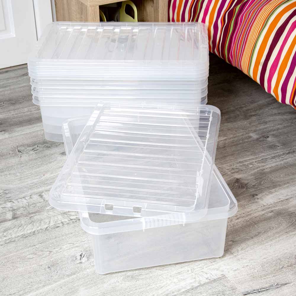 Wham 32L Crystal Storage Box and Lid 5 Pack Image 6