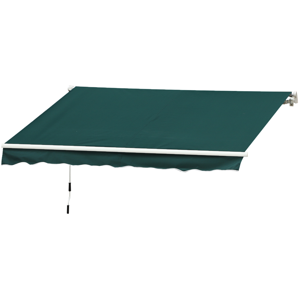 Outsunny Green Retractable Awning 3.5 x 2.5m Image 5