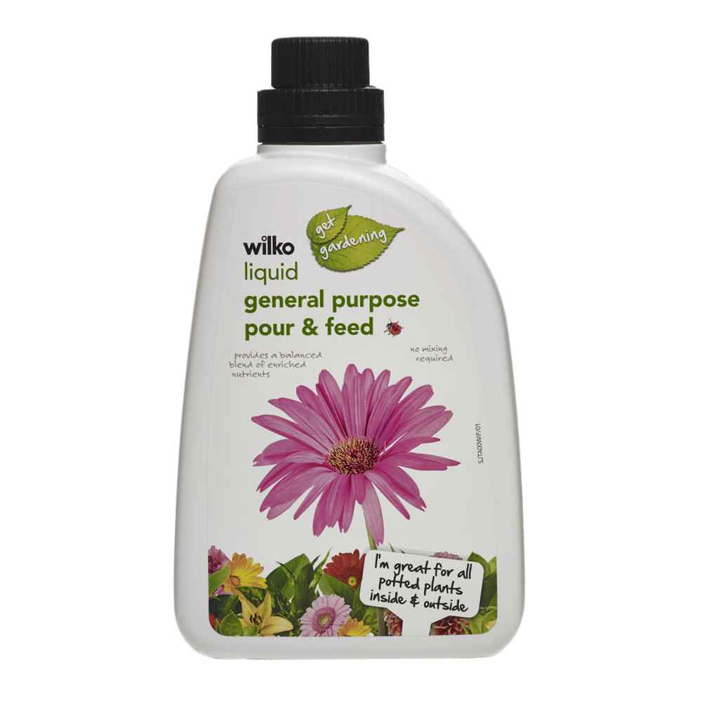 Wilko General Purpose Pour and Feed Liquid 1L Image
