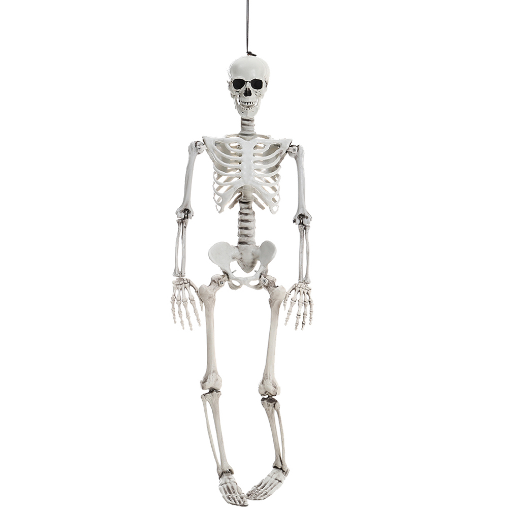 Living and Home Halloween Poseable Human Skeleton 90cm Image 1