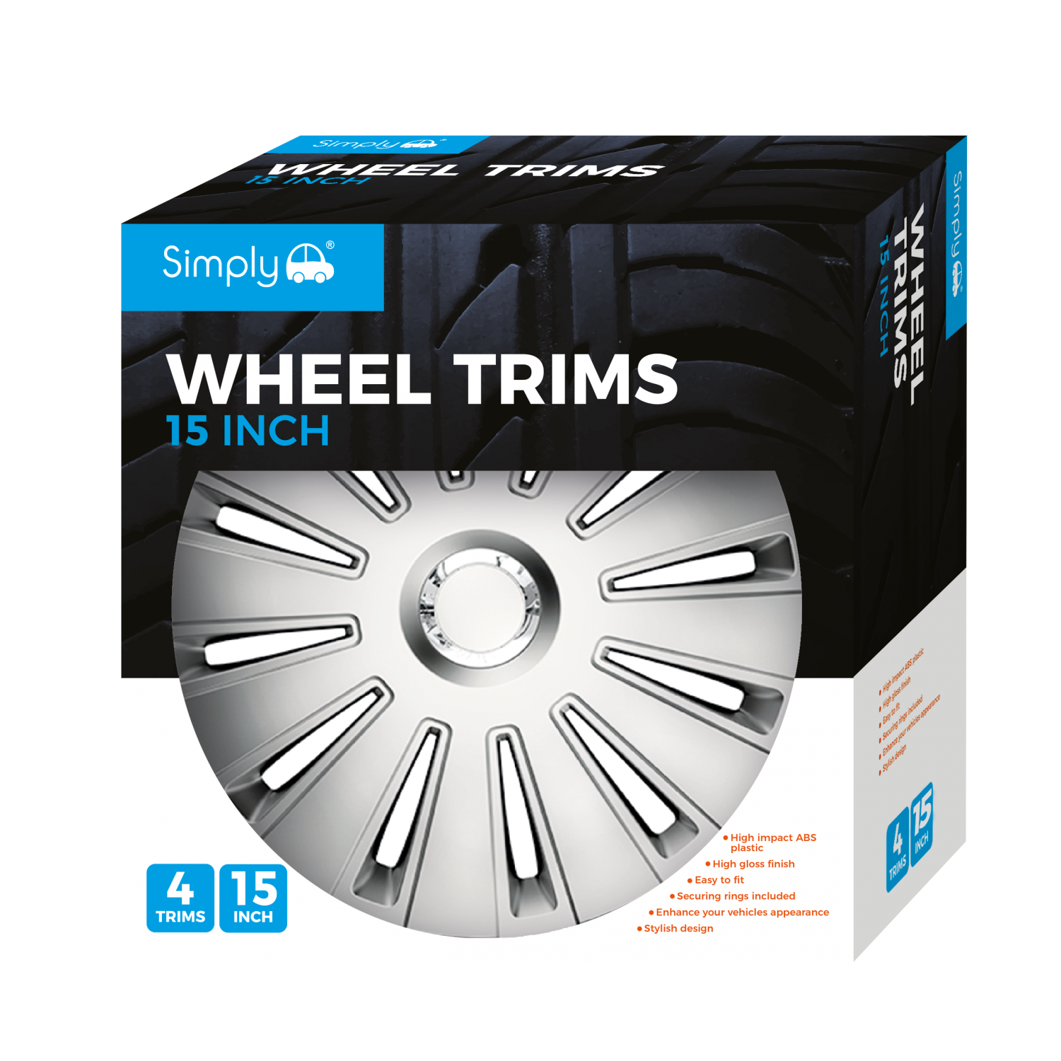 Simply Auto Wheel Trims 15inch - Cosmos Image 1