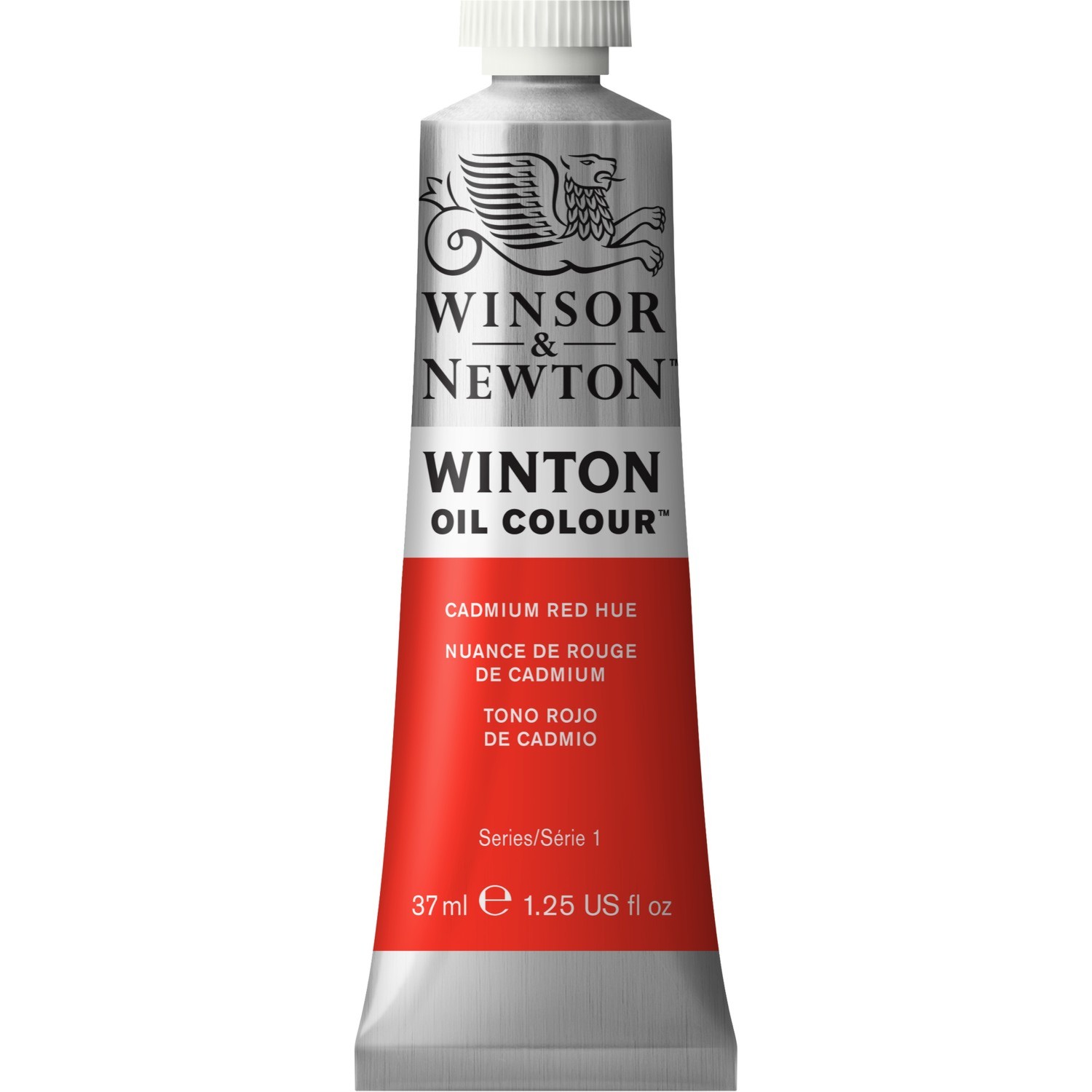 Winsor and Newton 37ml Winton Oil Colours - Cadmium Red Hue Image 1