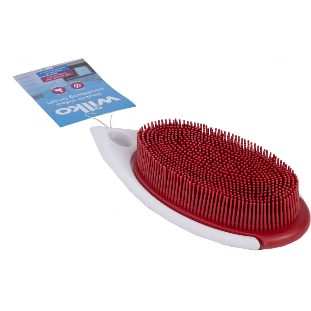 Wilko Double Sided Silicone Scrubbing Brush   Image 3
