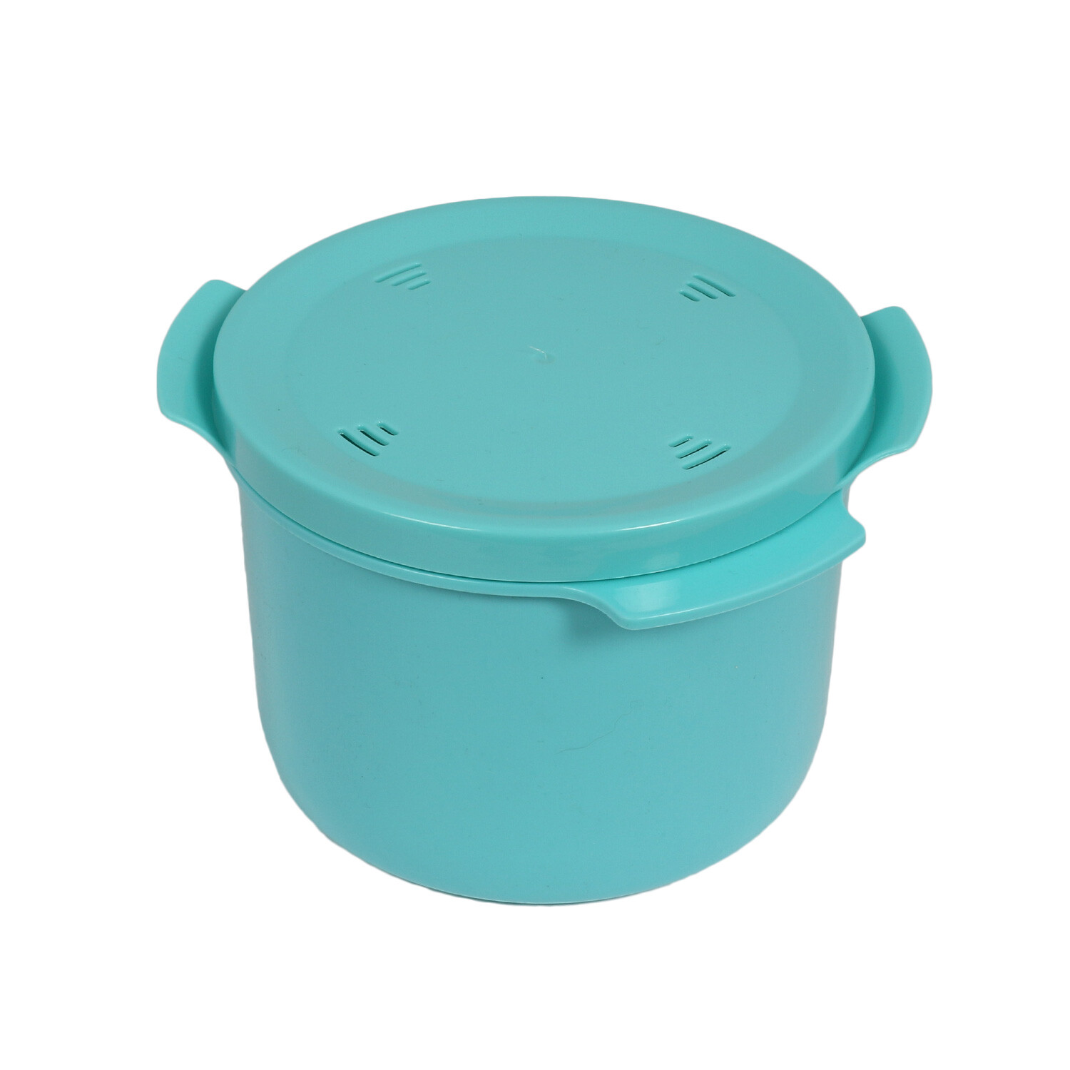 Microwave 1 Portion Rice Cooker - Blue Image