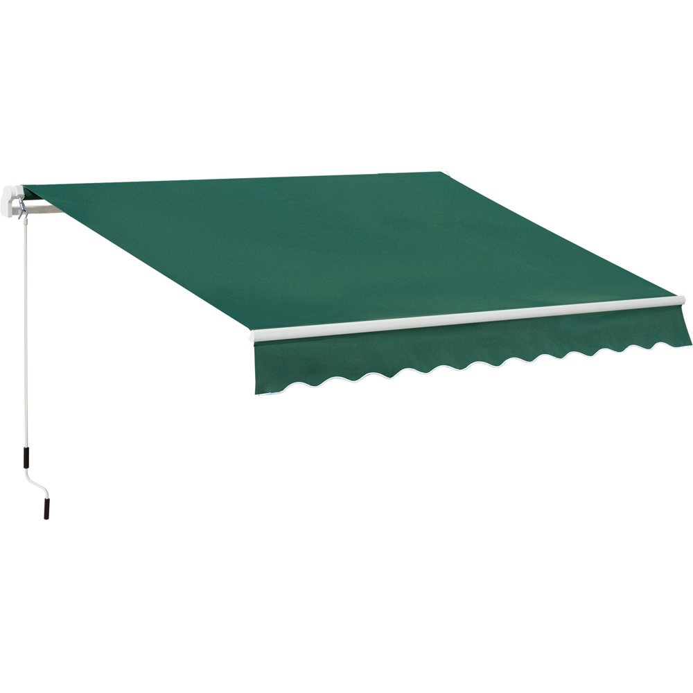 Outsunny Green Retractable Awning 3 x 2m Image 2